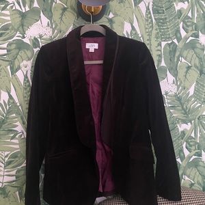 Loft Purple Blazer size 6 used once
